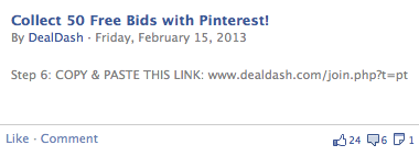 DealDash Free Bids Pinterest
