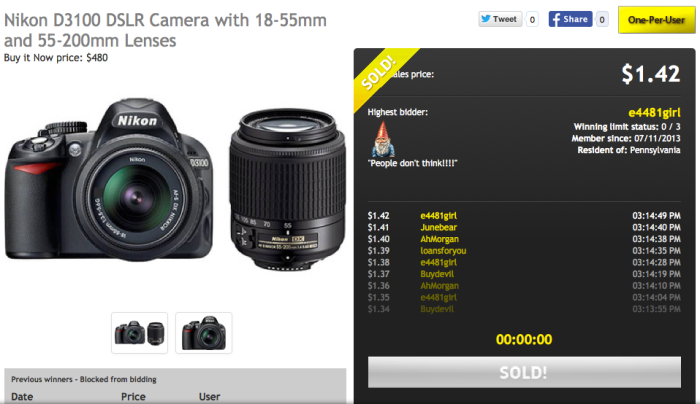 Cheap Nikon Camera DealDash